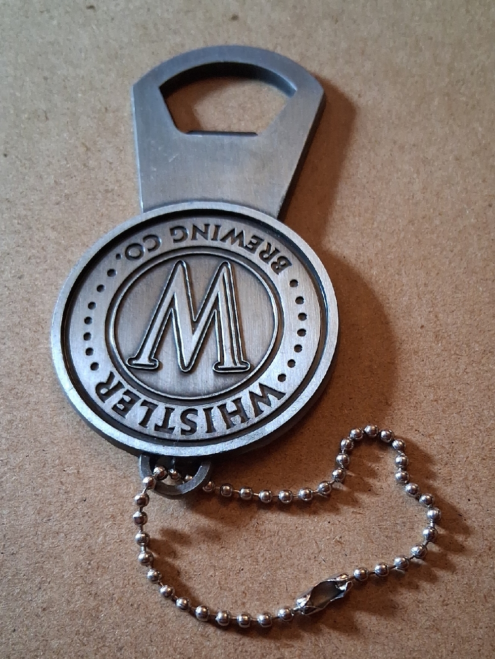 Whistler Brewing Co. Silver Bottle Opener Keychains - Picture 4 of 11
